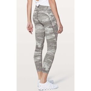 LULULEMON Swerve Vapor Metal Grey Fast & Free 7/8 Tight II
